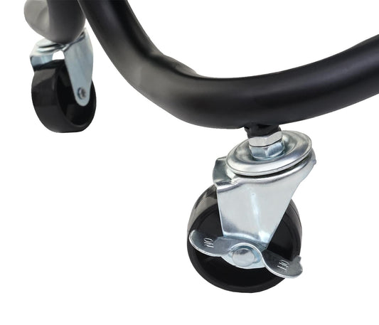 Cosmo Casa - Serveerwagen - Keukenwagen - Metaal - Zwart met Handgreep