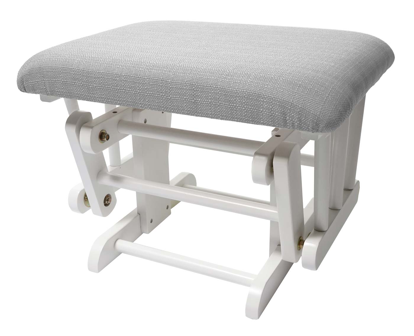 Cosmo Casa - Relaxstoel - Schommel - Textiel - Lichtgrijs