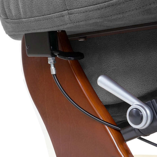 Cosmo Casa - Relaxstoel - TV - Textiel - Donkergrijs - 150 kg