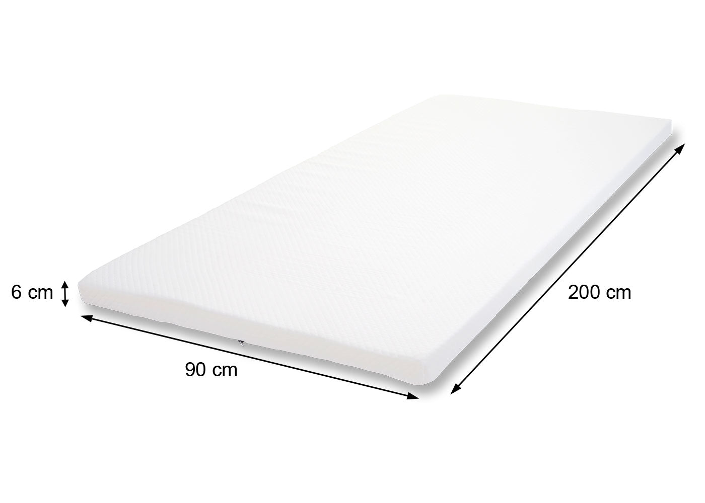 Cosmo Casa - Matrasbeschermer - Traagschuim - Visco-schuim - 90×200 cm