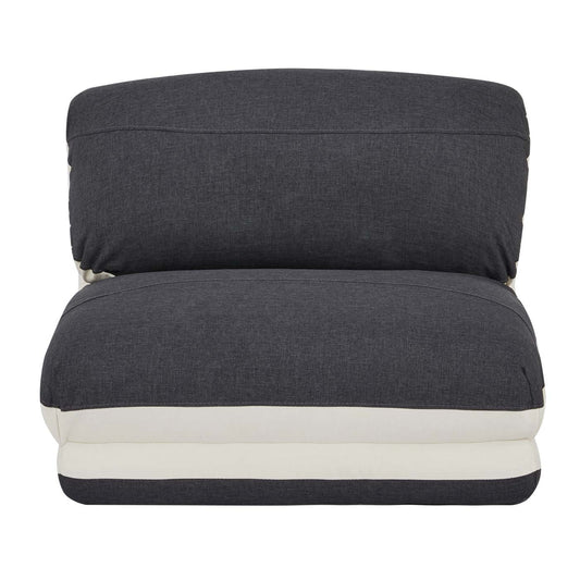 Cosmo Casa - Slaapbank - Functioneel - Textiel - Crème & Zwart