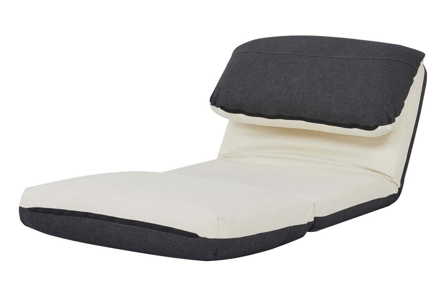 Cosmo Casa - Slaapbank - Functioneel - Textiel - Crème & Zwart