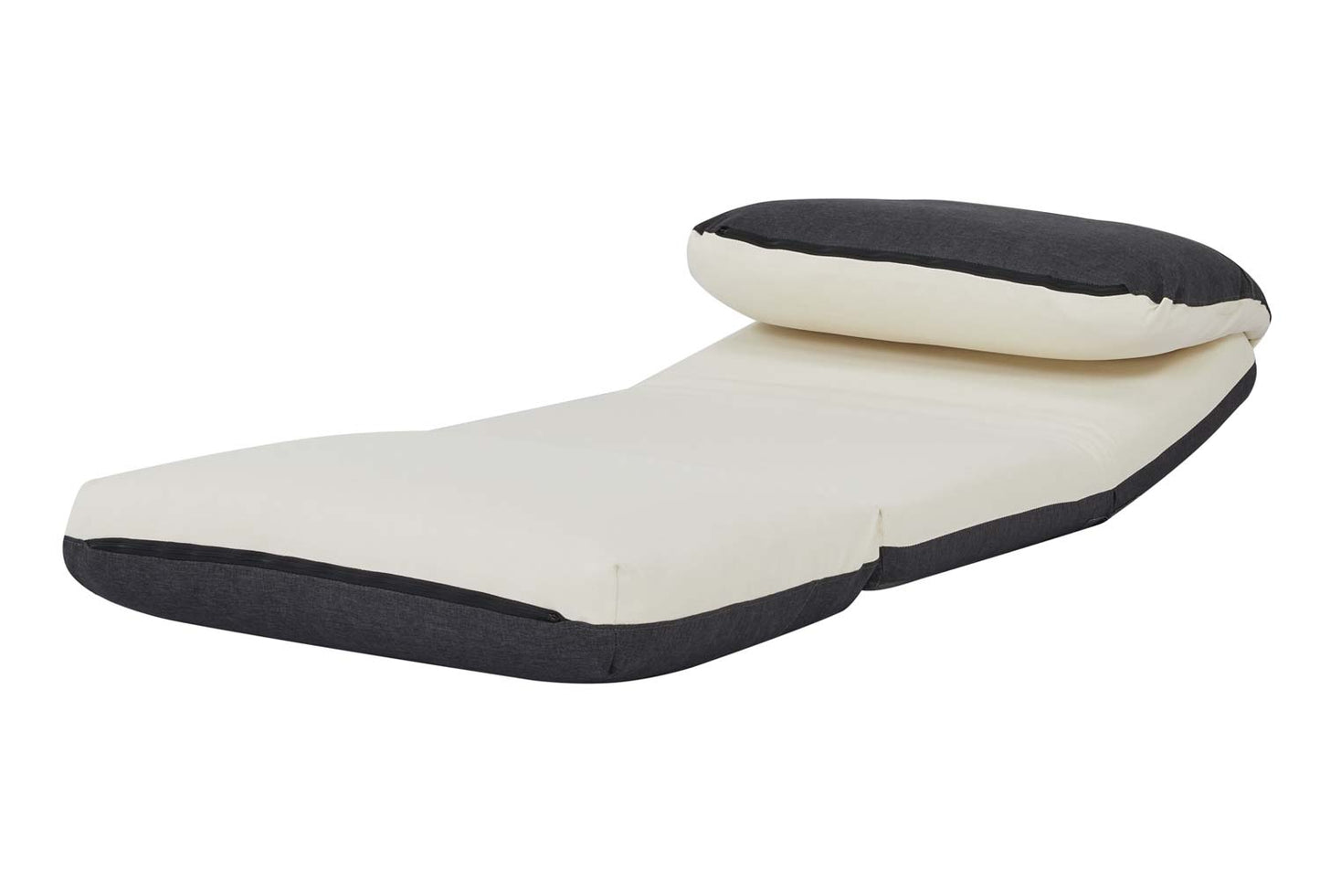 Cosmo Casa - Slaapbank - Functioneel - Textiel - Crème & Zwart