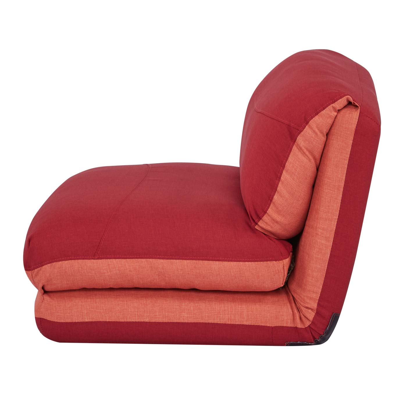 Cosmo Casa - Slaapbank - Functioneel - Textiel - Oranje & Donkerrood