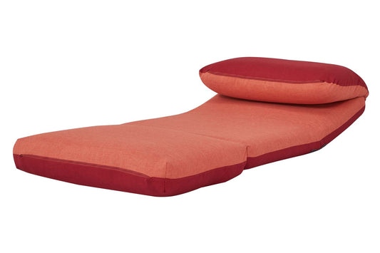 Cosmo Casa - Slaapbank - Functioneel - Textiel - Oranje & Donkerrood