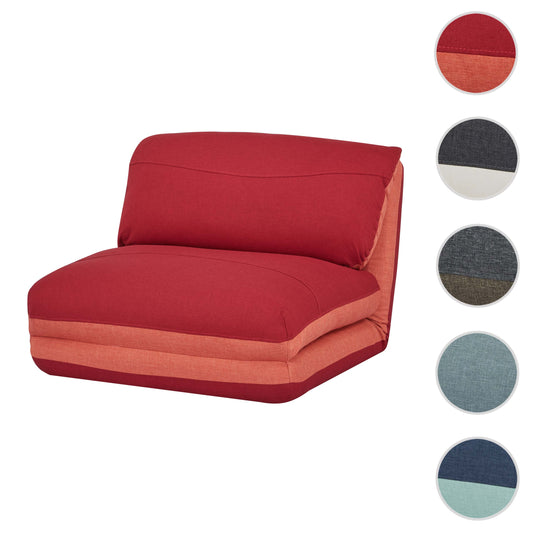 Cosmo Casa - Slaapbank - Functioneel - Textiel - Oranje & Donkerrood