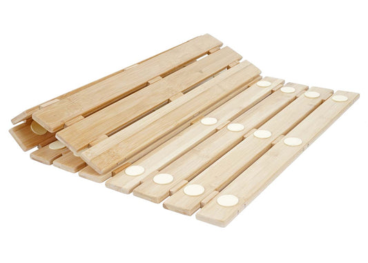 Cosmo Casa - Badmat - Antislip - Bamboe - 60×50 cm