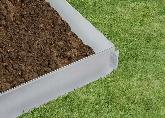 Cosmo Casa - Gazonrand - Maairand - Staal - Zilverkleurig - 20×1 m - 14 cm