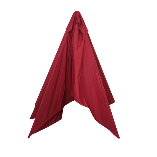 Cosmo Casa - Parasolhoes - Vervangend - Polyester - Bordeauxrood - 3×4 m