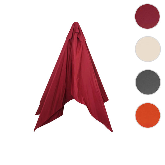 Cosmo Casa - Parasolhoes - Vervangend - Polyester - Bordeauxrood - 3×4 m