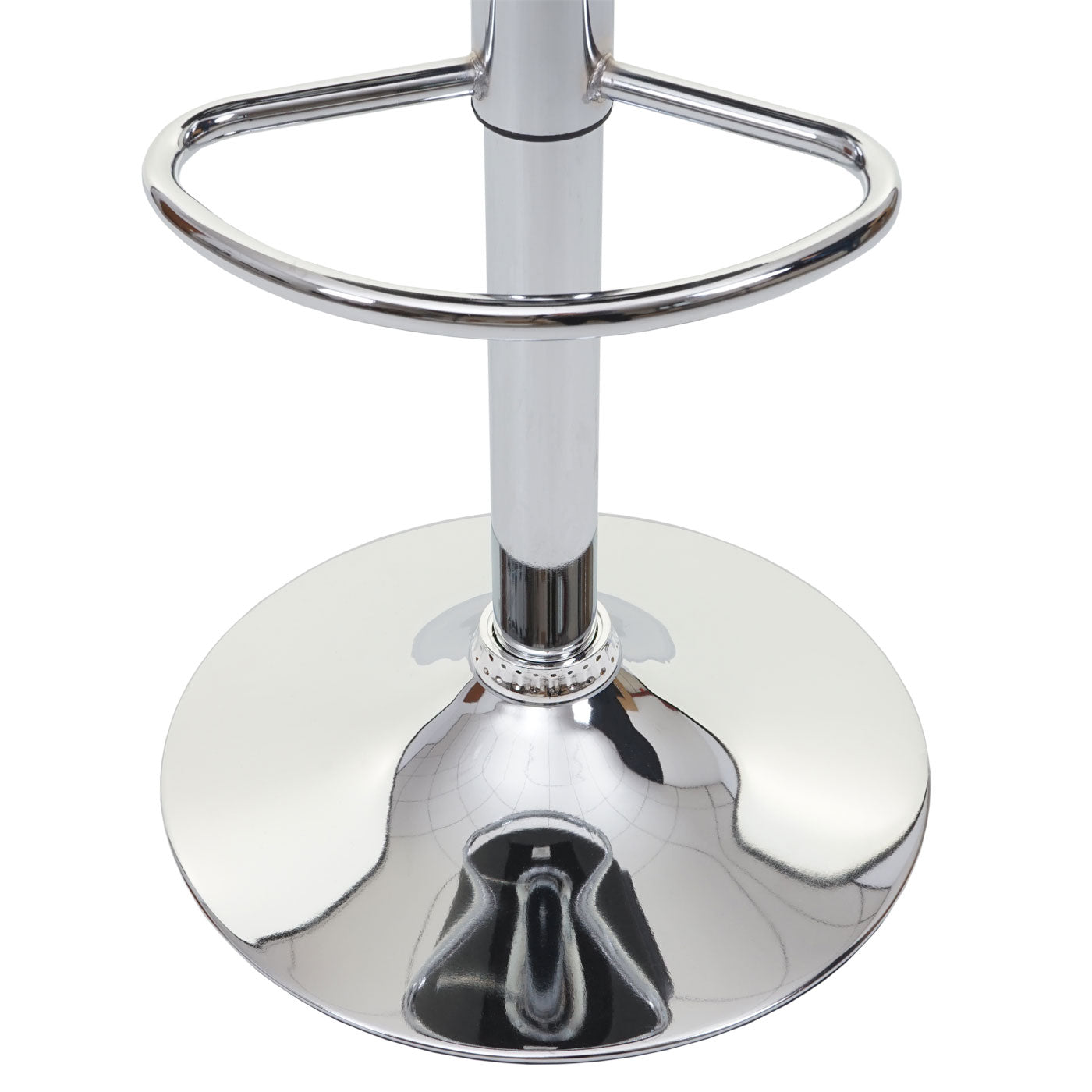 Cosmo Casa - Set van 2 Barkrukken - Draaikruk - Kunstleer - Zwart & Wit