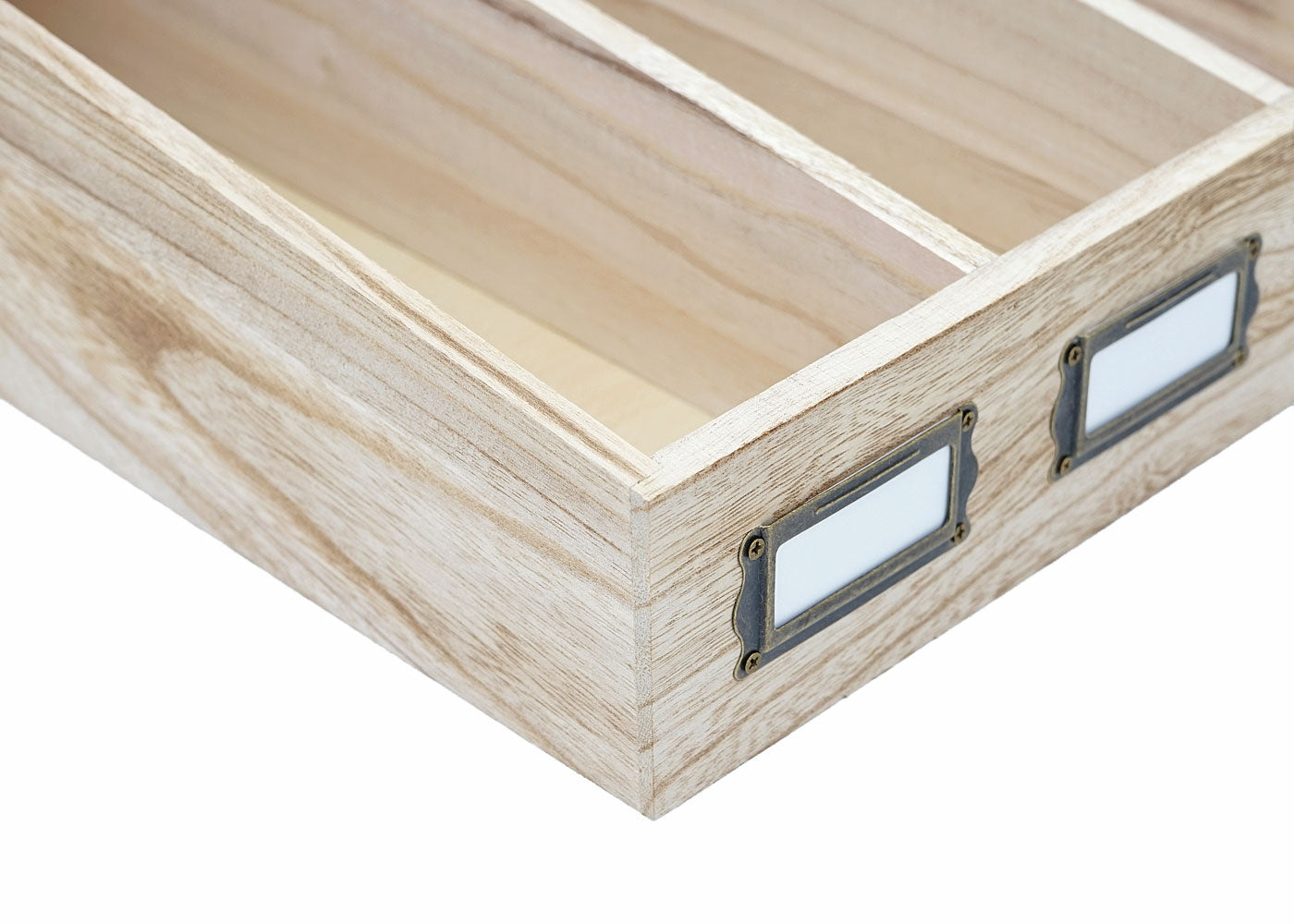 Cosmo Casa - Opbergdoos - Sieradendoos - Paulownia - Natuurlijk bruin - 17×37×33 cm