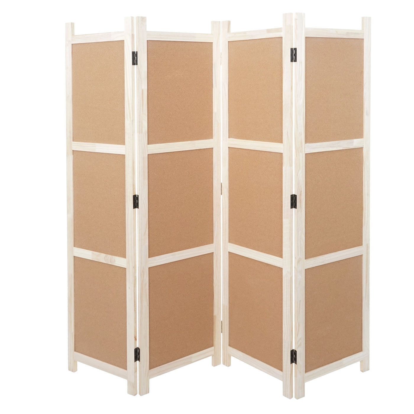 Cosmo Casa - Kurk prikbord - Panelen set - Kurk - Bruin - 4 panelen 166×160 cm