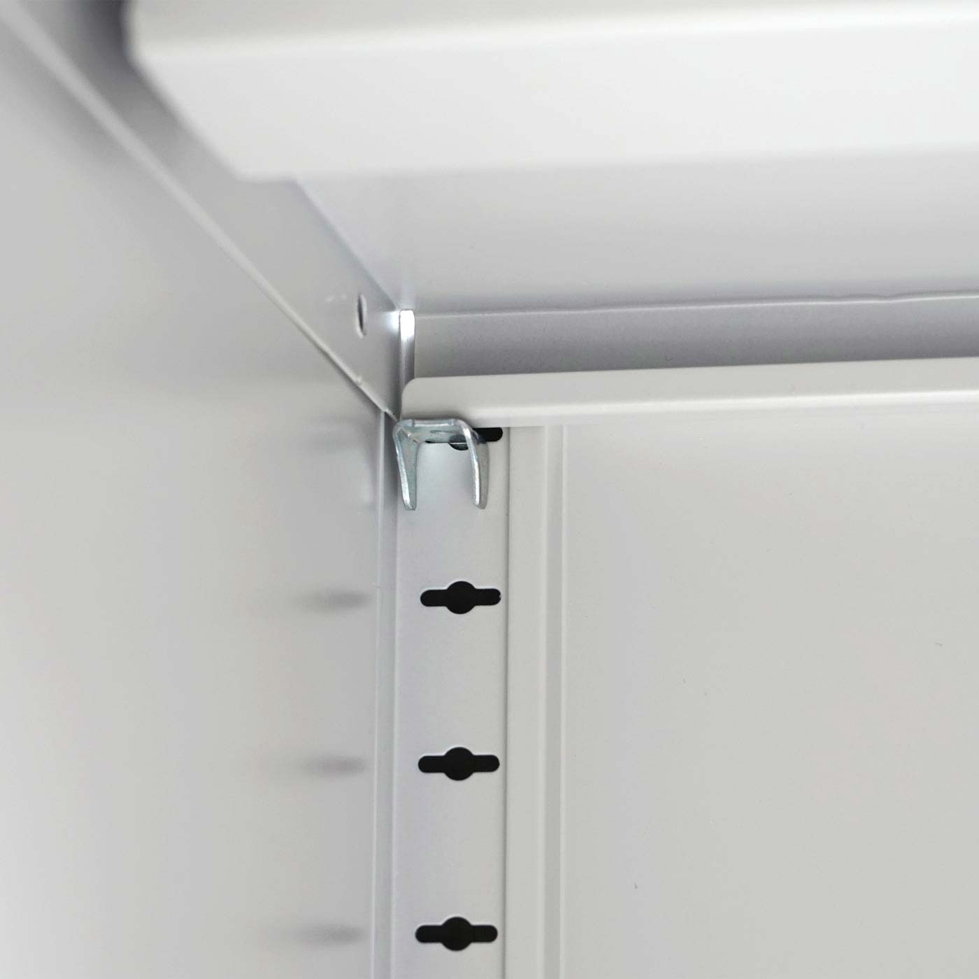 Cosmo Casa - Archiefkast - Afsluitbaar - Staal - Groen - 90×90×45 cm