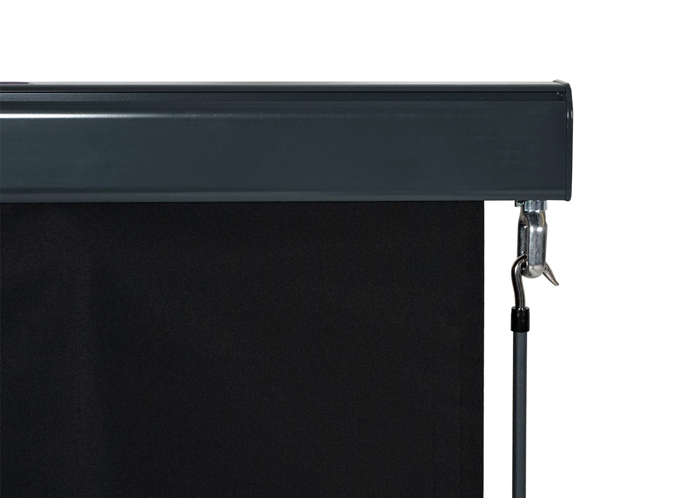 Cosmo Casa - Verticale zonwering - UV-werend - Doek - Zwart - 250×100 cm