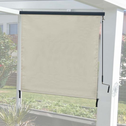 Cosmo Casa - Verticale zonwering - UV-werend - Doek - Crèmebeige - 250×180 cm