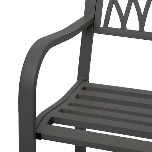 Cosmo Casa - Tuinbank - Parkbank - Staal - Zwart