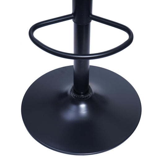 Cosmo Casa - Set van 2 Barkrukken - Bistrokruk - Imitatiesuède - Vintage donkerbruin