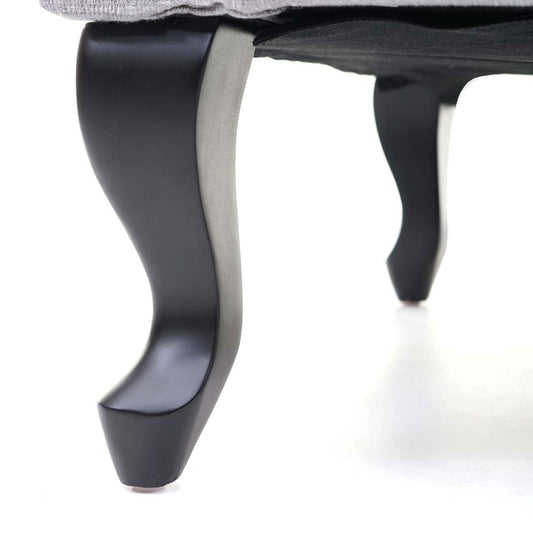 Cosmo Casa - Voetenbank - Voetenbank - Textiel - Grijs - 39×77×47 cm