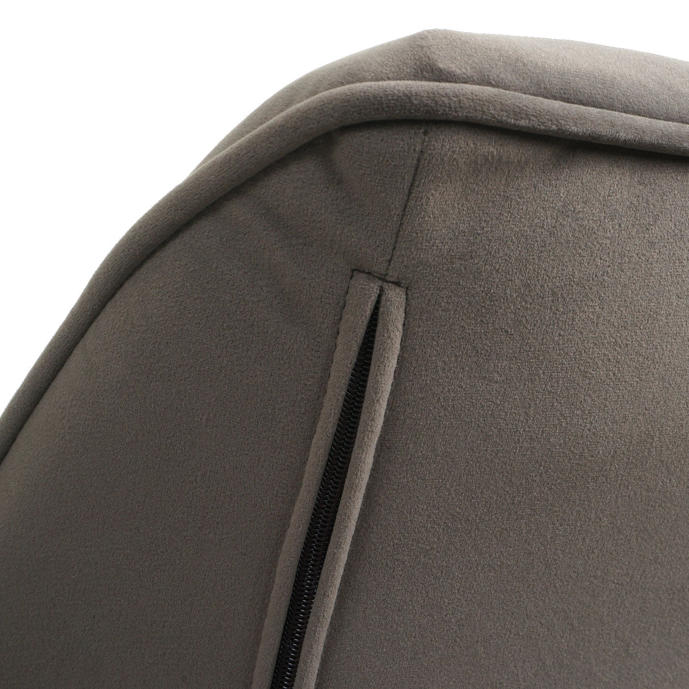 Cosmo Casa - Set van 6 Eetkamerstoelen - Stoffen draaistoelen met armleuningen - Metaal en Stoftextiel - Bruin