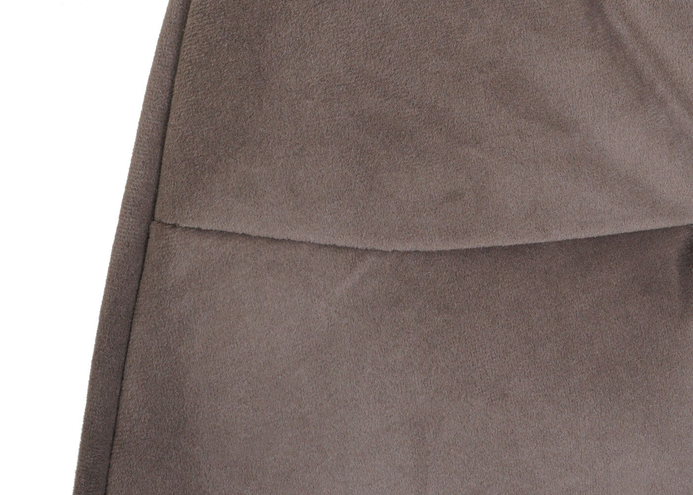 Cosmo Casa - Set van 6 Eetkamerstoelen - Stoffen draaistoelen met armleuningen - Metaal en Stoftextiel - Bruin