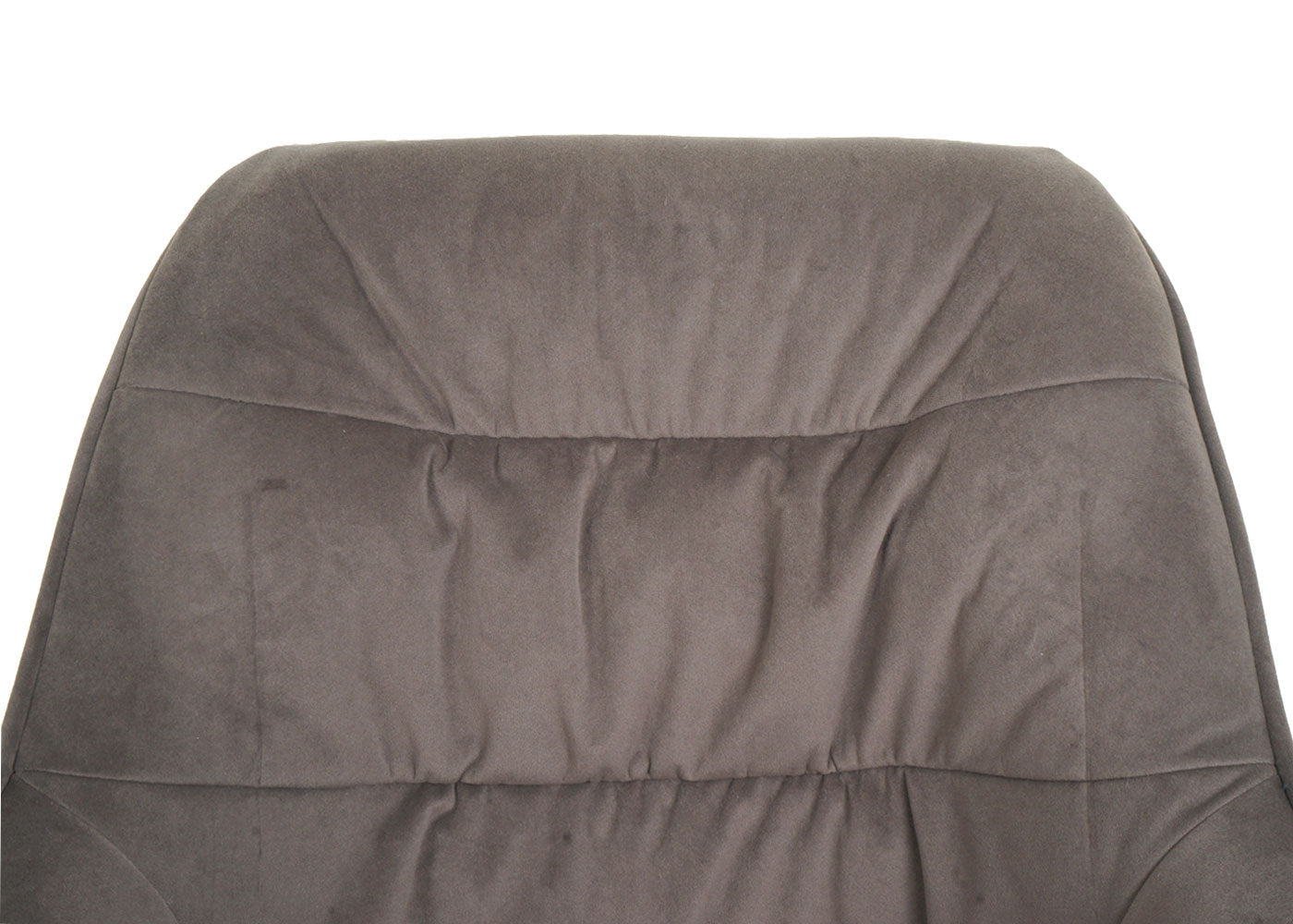 Cosmo Casa - Set van 6 Eetkamerstoelen - Stoffen draaistoelen met armleuningen - Metaal en Stoftextiel - Bruin