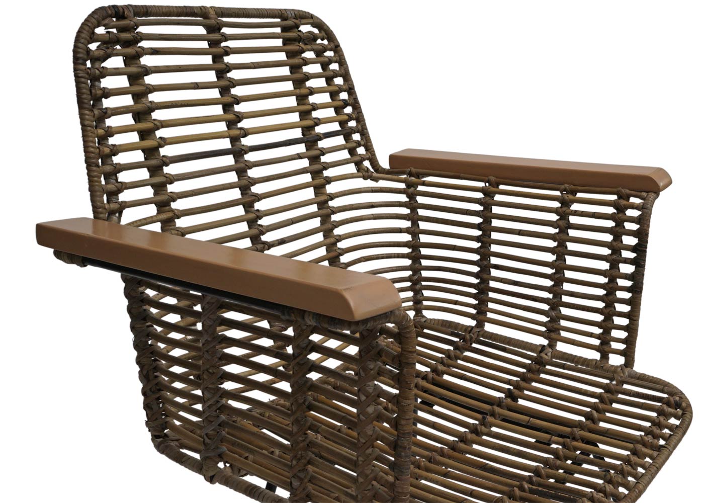 Cosmo Casa - Set van 6 Eetkamerstoelen - Rotan - Rotan & Metaal - Naturel