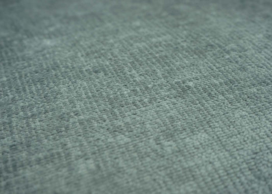 Cosmo Casa - Set van 6 Eetkamerstoelen - Keukenstoelen met Armleuning - Draaibaar met Automatische Positie - Metaaltextiel - Grijsblauw