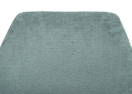 Cosmo Casa - Set van 6 Eetkamerstoelen - Keukenstoelen met Armleuning - Draaibaar met Automatische Positie - Metaaltextiel - Grijsblauw