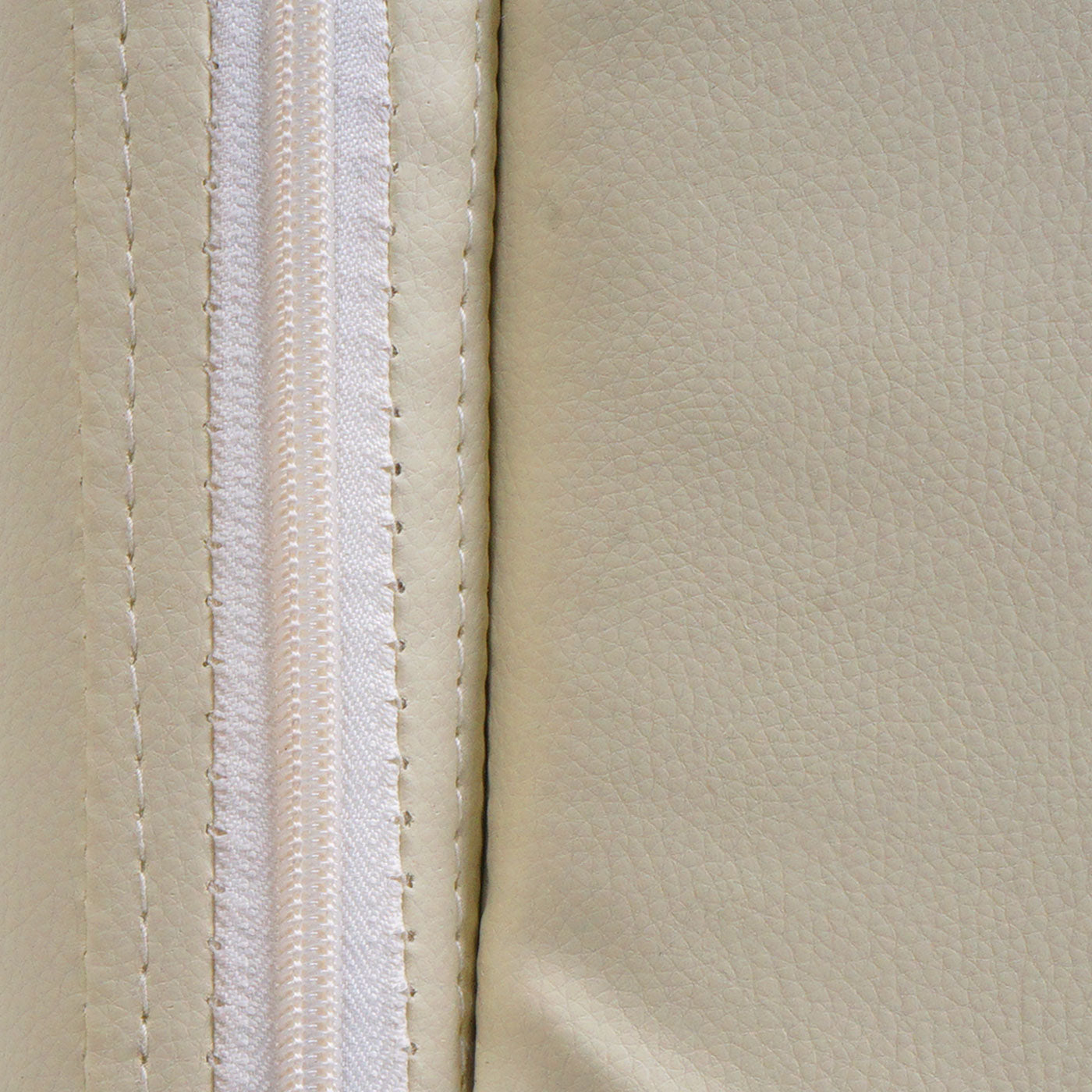 Cosmo Casa - Set van 6 Orlando Eetkamerstoelen - Armleuningen - Kunstleer & Metaal - Crème