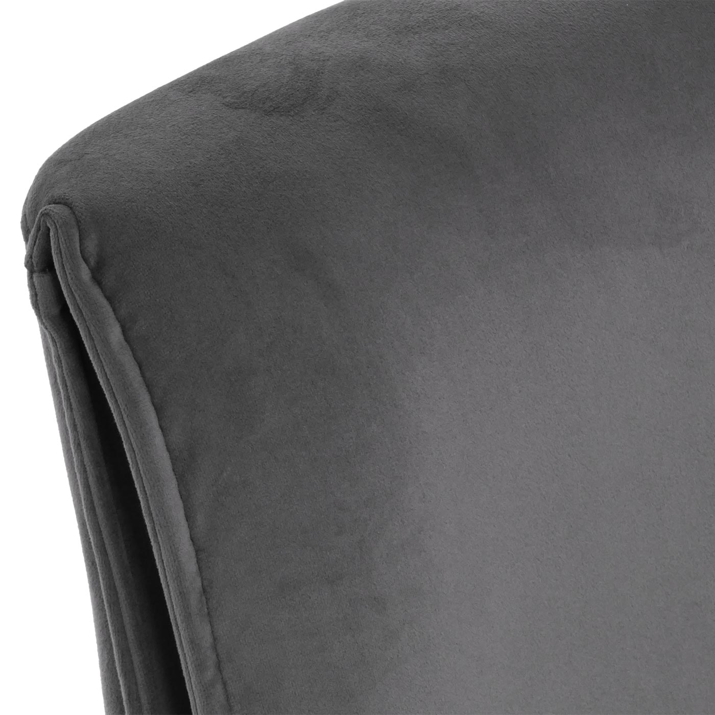 Cosmo Casa - Set van 6 Sledestoelen - Textiel - Donkergrijs