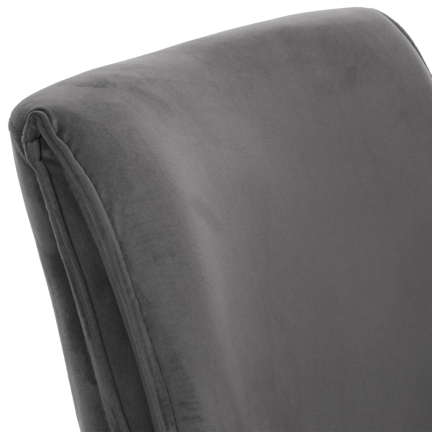 Cosmo Casa - Set van 6 Sledestoelen - Textiel - Donkergrijs