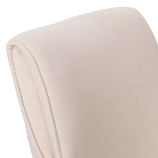 Cosmo Casa - Set van 6 Sledestoelen - Textiel - Crème-Beige