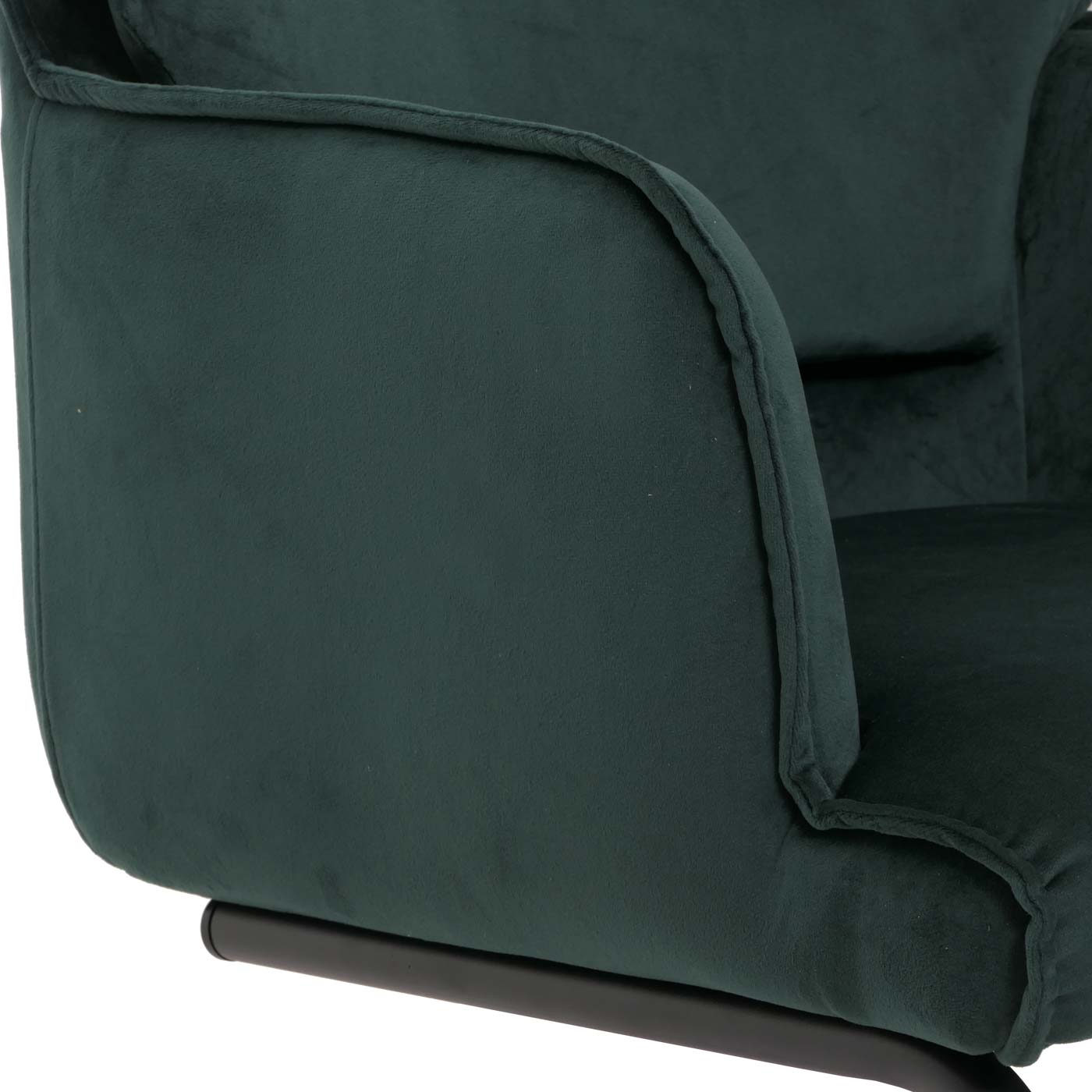 Cosmo Casa - Set van 6 Sledestoelen - Textiel - Groen