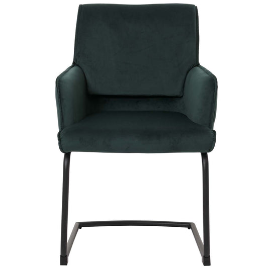 Cosmo Casa - Set van 6 Sledestoelen - Textiel - Groen