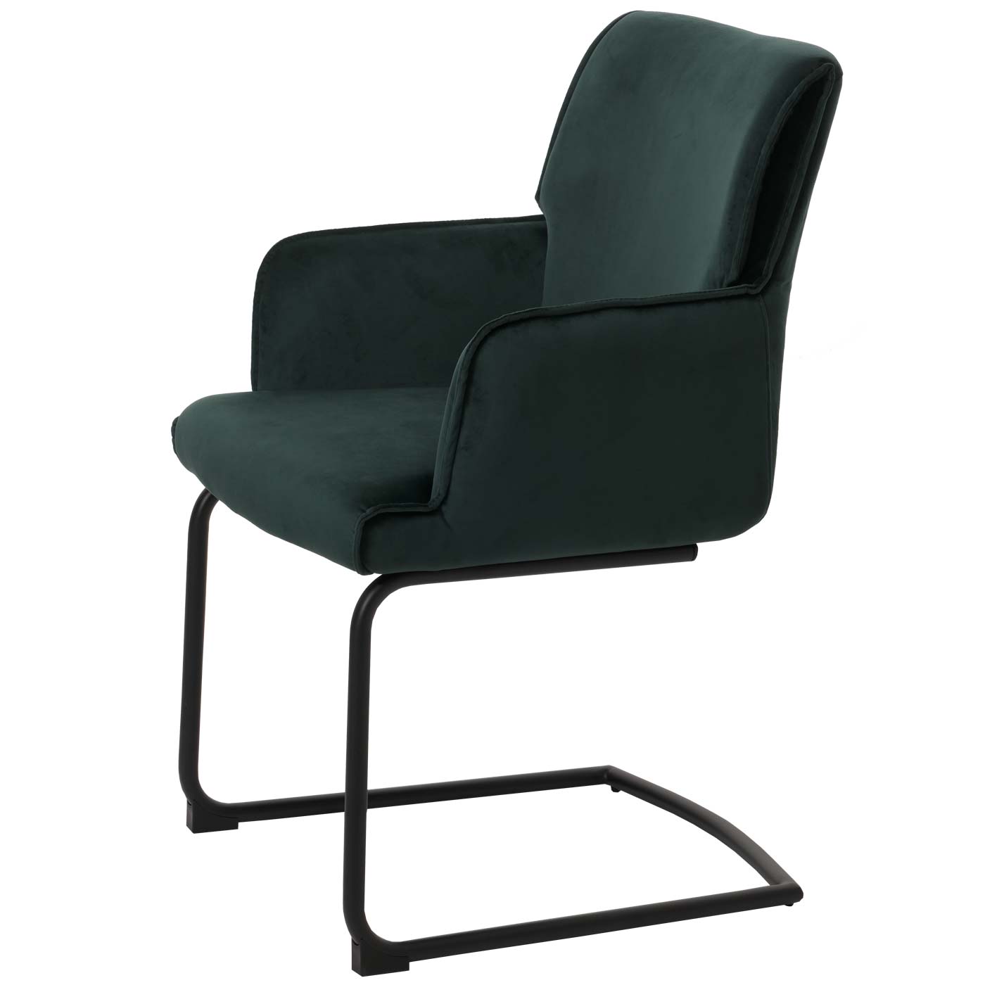 Cosmo Casa - Set van 6 Sledestoelen - Textiel - Groen