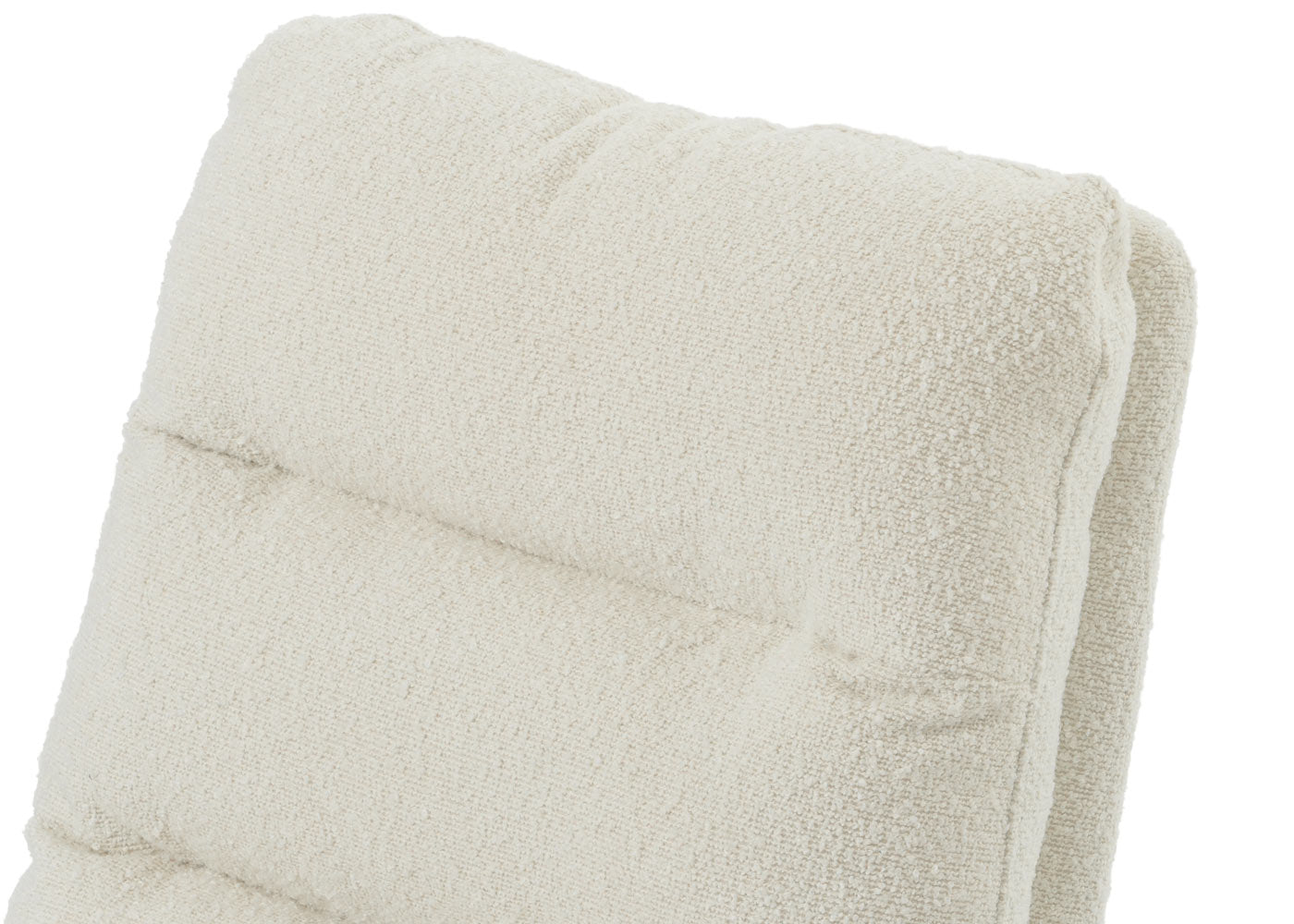 Cosmo Casa - Set van 6 Eetkamerstoelen - Keukenstoelen - Draaibaar - Automatische Positionering - Bouclé Stof - Crèmewit