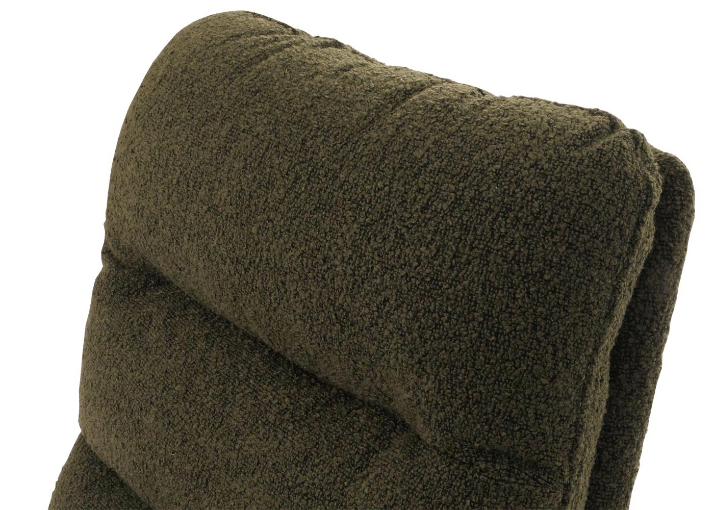 Cosmo Casa - Set van 6 Eetkamerstoelen - Draaibaar Auto-positie - Bouclé Stof - Groen