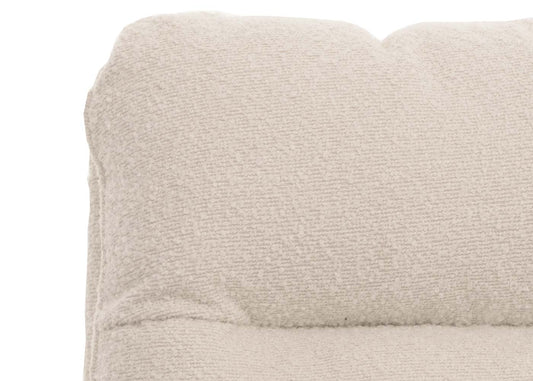 Cosmo Casa - Set van 6 Eetkamerstoelen - Draaibaar Auto-positie - Bouclé Stof - Crèmewit