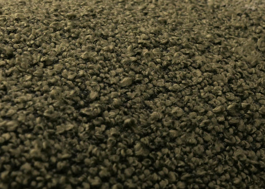 Cosmo Casa - Set van 6 Eetkamerstoelen - Draaibaar Auto-positie - Bouclé Stof - Groen