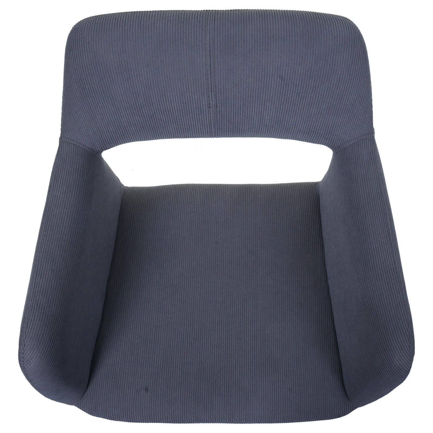 Cosmo Casa - Set van 6 Eetkamerstoelen - Keukenstoel - Gestoffeerde Stoel - Hout - Stoftextielkoord - 400gm - FSC - Donkergrijs