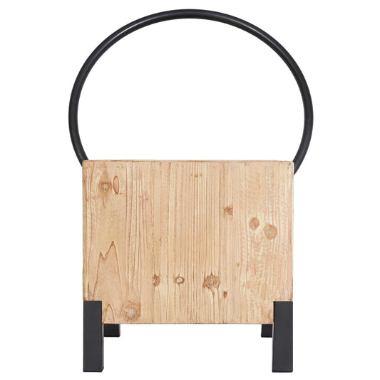 Cosmo Casa - Set van 6 Eetkamerstoelen - Industrieel - Metaal en Hout - Naturel