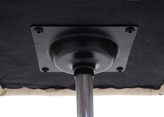 Cosmo Casa - Eetkamerstoelen set van 6 - Verstelbaar retro design - Imitatieleer - Crèmekleurig