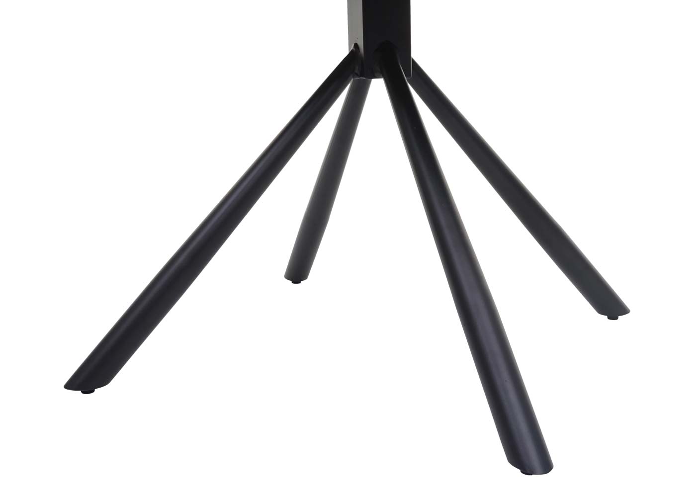 Cosmo Casa - Set van 6 Eetkamerstoelen - Fauteuil Design - Stof en Staal - Bruin