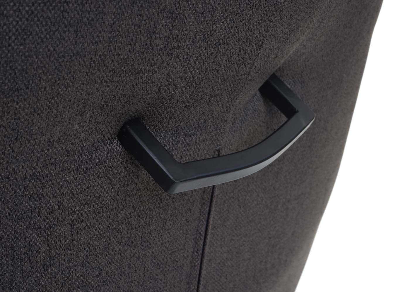 Cosmo Casa - Set van 6 Eetkamerstoelen - Relaxfauteuil Draaibaar - Stof en Staal - Grijsbruin