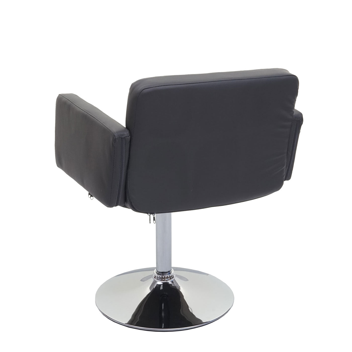 Cosmo Casa - Set van 6 Eetkamerstoelen - Draaibare Keukenstoelen - Kunstleer - Grijs