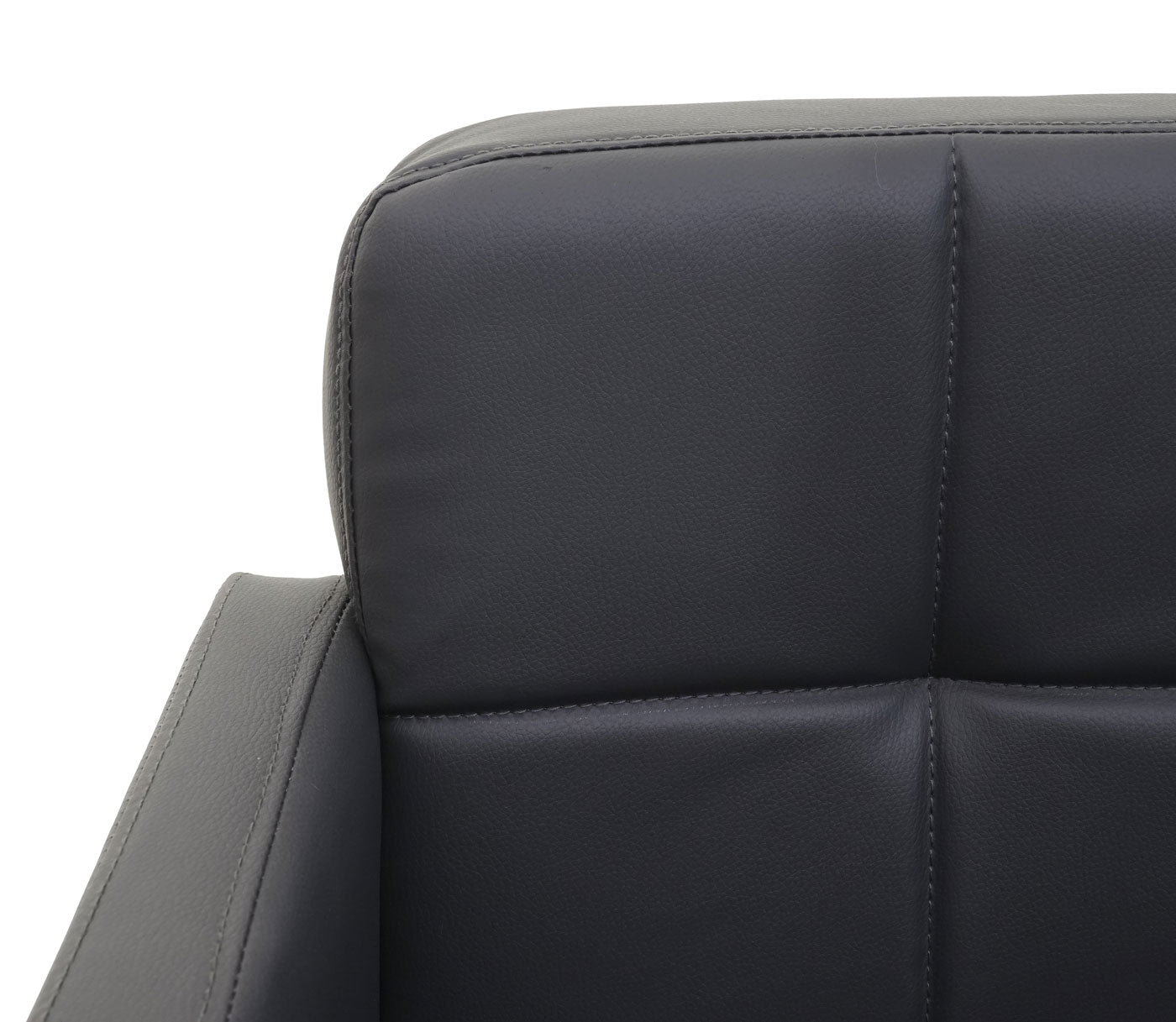 Cosmo Casa - Set van 6 Eetkamerstoelen - Draaibare Keukenstoelen - Kunstleer - Grijs