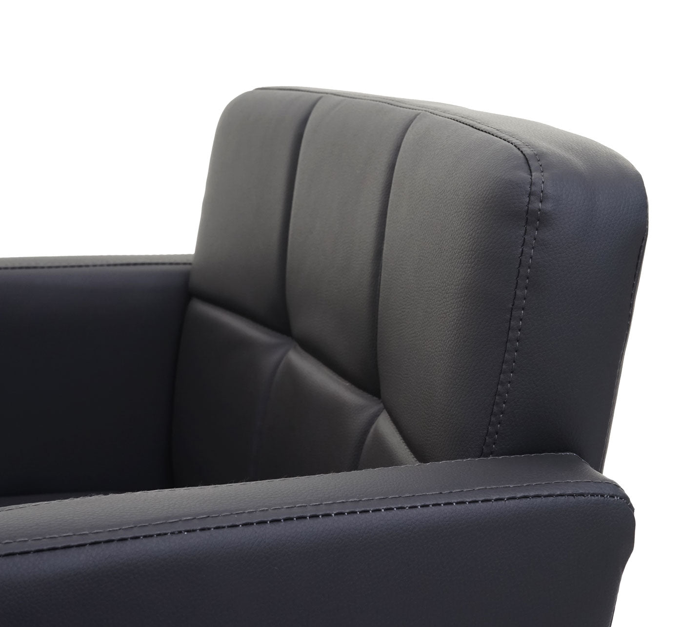 Cosmo Casa - Set van 6 Eetkamerstoelen - Draaibare Keukenstoelen - Kunstleer - Grijs