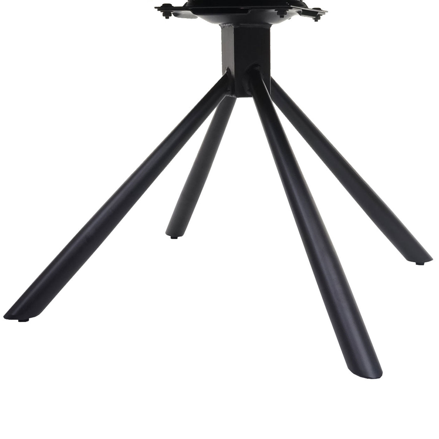 Cosmo Casa - Set van 6 Eetkamerstoelen - Swivel - Textiel & Staal - Lichtgrijs