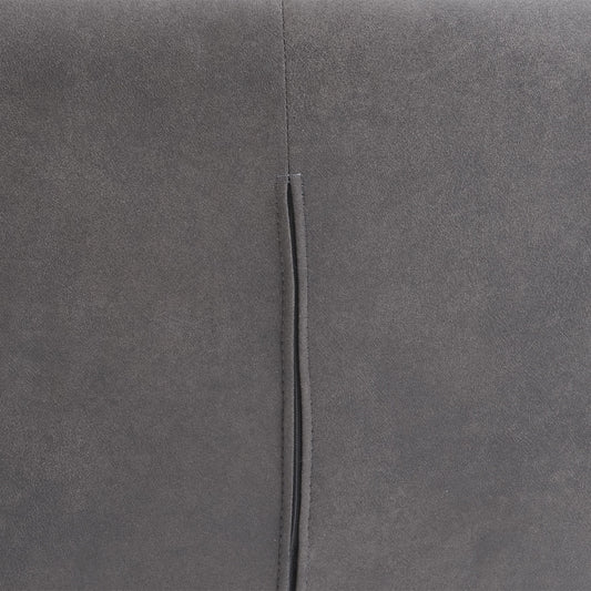 Cosmo Casa - Set van 6 Eetkamerstoelen - Swivel - Textiel - Grijs-Donkergrijs